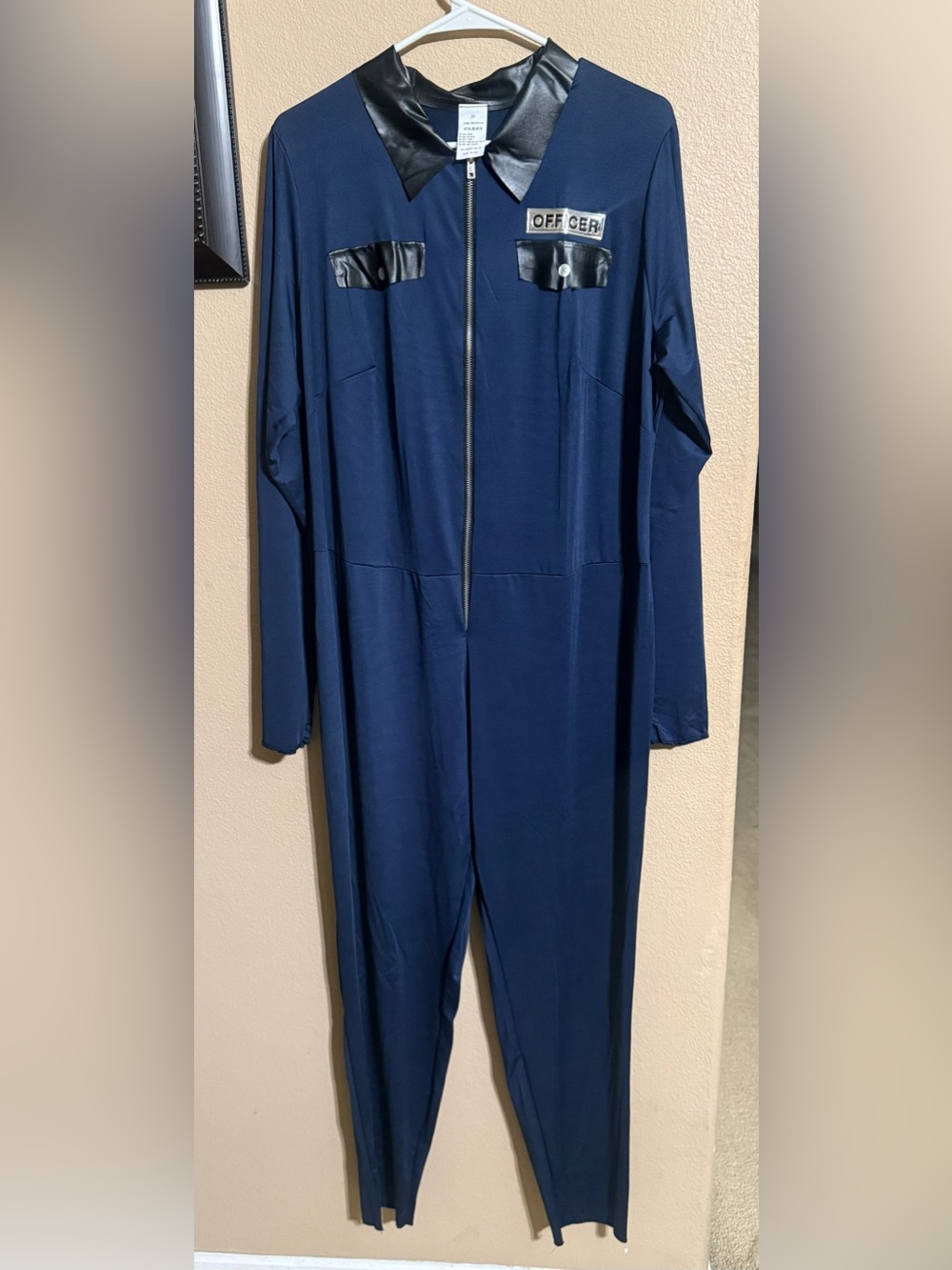 Women's Police Officer Jumpsuit Costume Size (3X)